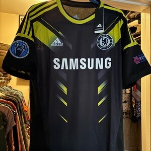 Adidas Chelsea FC 2012/2013 3rd Third Kit Soccer Jersey UCL + Respect Patch | L